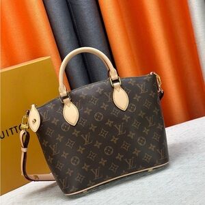 Louis Vuitton Brown Monogram Top-Handle Women's Satchel